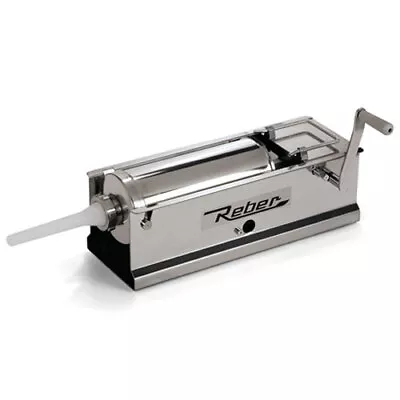 $529.98 • Buy Reber 8kg Capacity Stainless Steel 2 Speed Sausage Filler /Stuffer Made In Italy