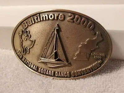 49TH NATIONAL SQUARE DANCE CONVENTION Baltimore 2000 BELT BUCKLE • $9.99