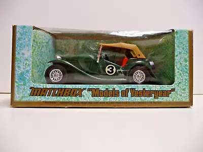 1945  MG -TC  British Racing Green #3 Matchbox Models Of Yesteryear Y-8 In Box • $9.75