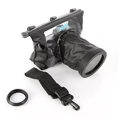 【US】20M Underwater Waterproof Diving Camera Case For Canon 5D2 600D 7D Nikon D90 • $29.98