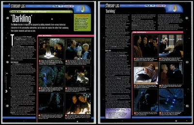 £1.49 • Buy Darkling - Voyager - Star Trek Fact File Page