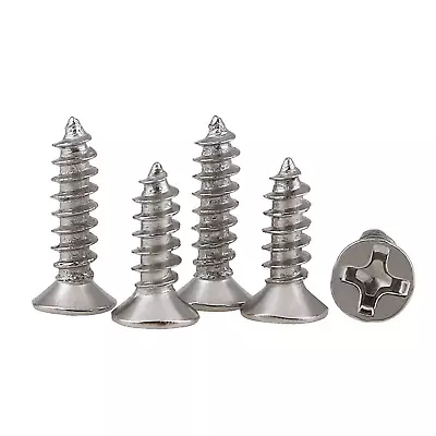 M1 M1.2-M4 Nickel Plated Phillips Screws Countersunk Self Tapping Micro Screw  • £1.19