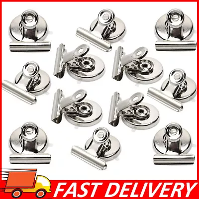 31mm Magnetic Refrigerator Magnet Clips Wide Scratch Safe Clip Magnets 12-Pack • $10