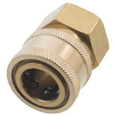 Erie Tools 3/8  FPT Female Brass Socket Quick Connect Coupler • $11.99