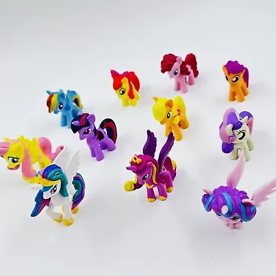  My Little Pony Figures Cake Toppers Bundle X 11 Toy Collection • £13.90