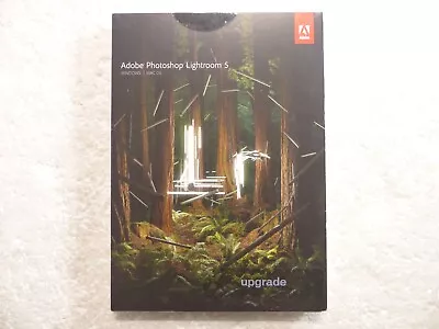 Adobe Photoshop Lightroom 5 (DVD 2013 1-Disc) Retail Version Windows Mac W/ Key • $144.95