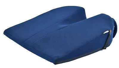 £44.95 • Buy The 11° Coccyx Seat Wedge Posture Cushion Pressure Relief Velour Cover Blue