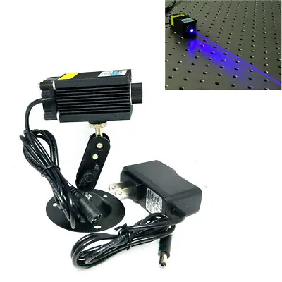 $93.46 • Buy Focusable 450nm 1W Blue Laser Dot Module 1000mW Diodes 12V Power Locator Holder