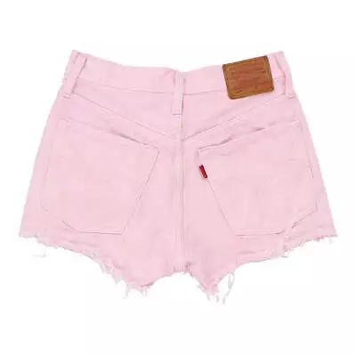 501 Levis Denim Shorts - 26W UK 6 Pink Cotton • £32.70