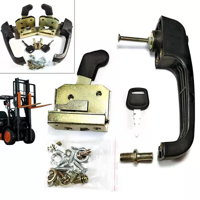 Universal Tractor + Heavy Equipment Locking Door Handle Loader Door Lock 2handle • $17.08