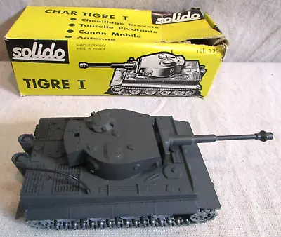 Solido Boxed Playset Metal Diecast Tiger 1 German Army WW2 Tank France • $29.95