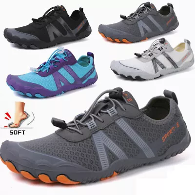 Mens Womens Minimalist Trail Running Barefoot Water Beach Finger Toe Shoes Size • $24.31