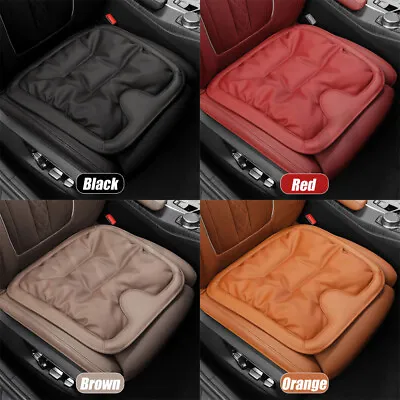 1x Car Front Seat Cover Leather Pad Mat Chair Cushion Car Accessories 46x46cm • $38.09
