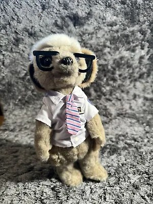 Meerkat Official SERGEI Meerkat With Glasses Slightly Use Collectible Soft Toy • £20