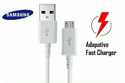 Genuine Original Samsung Galaxy S3 S4 S5 S6 S7 EDGE PLUS Fast Charger USB Cable • £2.75