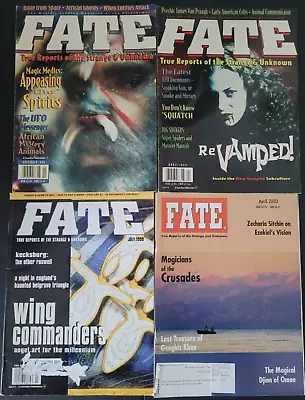 FATE MAGAZINE True Report Of The Strange And Unknown SET OF 7 ISSUES 1995-2003 • $17.99