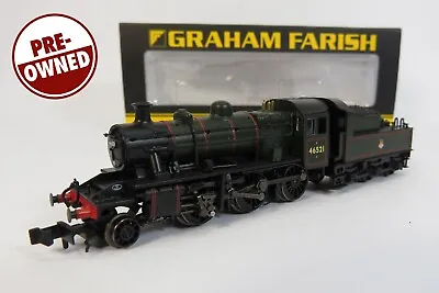 N Gauge Farish 372-630 LMS Ivatt 2MT Class 46521 BR Green Loco • £129.95