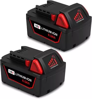 2 PACK 48-11-1850 6.5AH For 18V M18 Lithium XC 5.0Ah 4.0Ah 3.0Ah Battery • $59.99