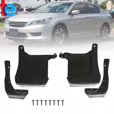 For 2013-2015 Honda Accord Mud Flaps Guards Splash Protectors Front Rear 4Pcs • $23.29