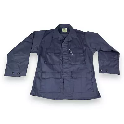Vintage Tru-Spec BDU Coat Jacket Mens MEDIUM-REGULAR Navy Blue Military Uniform • $39.95