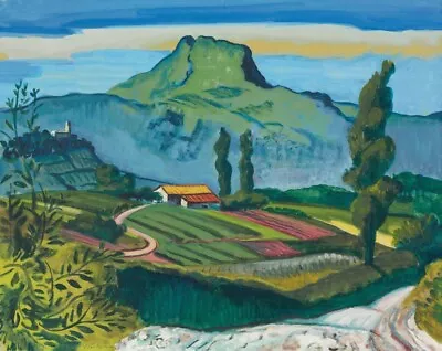 Southern French Countryside : Max Pechstein : 1922 : Archival Quality Art Print • $69