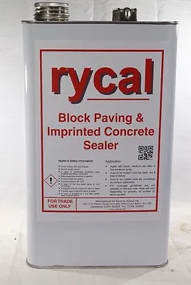 £32.99 • Buy Block Paving Sealer Concrete Seal Pattern Imprinted Pressed Rycal 