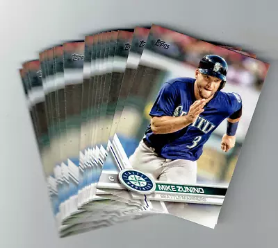 (19) MIKE ZUNINO 2017 Topps Series 1 Card Lot #343 Mariners  • $2.99