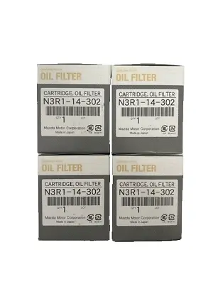 4 Pack Genuine OEM Mazda Tokyo Engine Oil Filter N3R1-14-302 Roki • $44