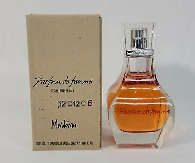 Parfum De Femme By Montana 3.3 Oz. 100mL Tester Eau De Toilette Spray Perfume • $29.95