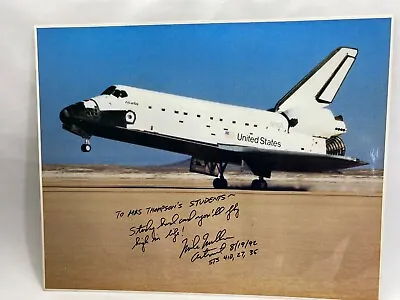 NASA Vintage Original Astronaut Signature STS 410 27 36 Hand Signed Autograph • $19.99