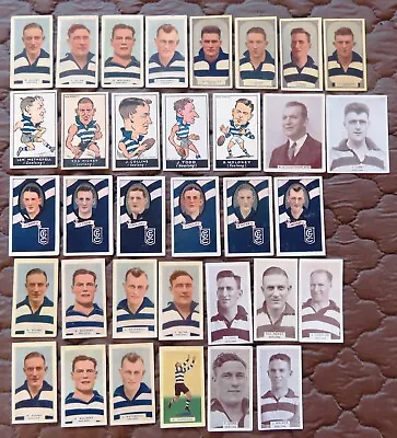 $5.95 • Buy Vintage 1930s VFL Football Cards:  GEELONG CATS - Pick-A-Card (from List)