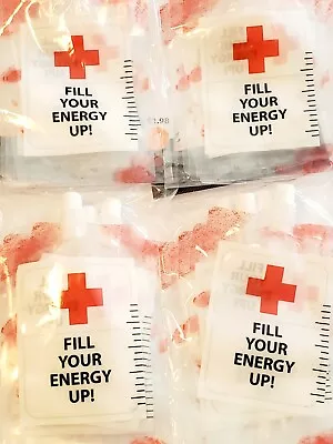 $12 • Buy HALLOWEEN IV DRINK BLOOD BAG NOVELTY FILL YOUR ENERGY ZOMBIE Containers 1 PK New