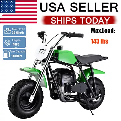 Mini Dirt Bike Entry-level Gas Powered 4-Stroke 40cc Pocket Bike Pit Motorcycle • $318.99