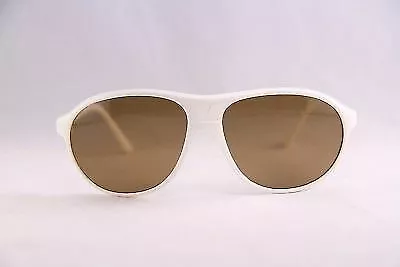 Vintage VUARNET 085 White Sunglasses PX2000 Brown Mineral Lens • $111.20