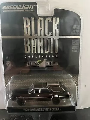 Greenlight 1/64 Black Bandit S21 / 1970 Oldsmobile Vista Cruiser / Limited Ed... • $10.95