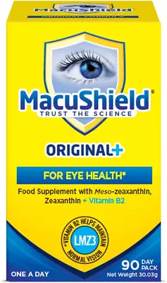 Macushield Eye Supplement 90 Capsules 3 Months Supply Long Expiry Date Rrp £46 • £30.99