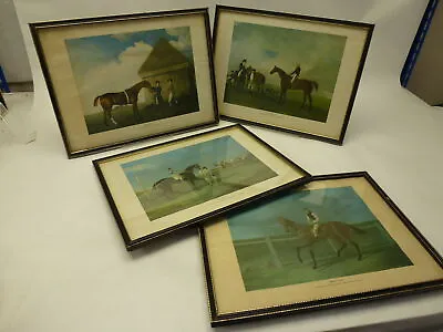 British Race Horses By 3 Famous 19th Century Artists Vintage Framed  Lithographs • £24.99