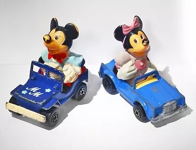 Vintage Matchbox DISNEY Mickey & Minnie Mouse Die Cast Vehicles C1979. • £8.49