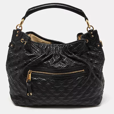 Marc Jacobs Black Quilted Leather Stam Hobo • $542.85