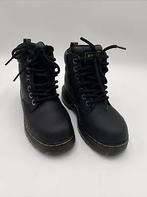 Dr. Martens Men's Winch Steel Toe Light Industry Boots Black 4 M • $54.99