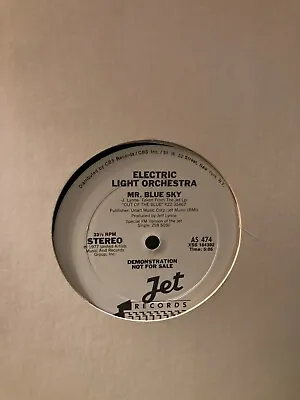 ELECTRIC LIGHT ORCHESTRA (ELO) MR. BLUE SKY 12  Vinyl Single PROMO VG+ Rare 1978 • $70