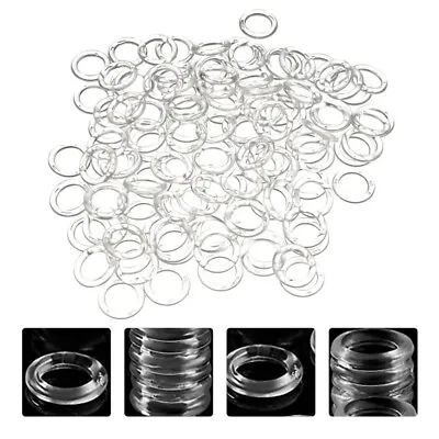 Plastic White Rings Plastic Hanging Rings Roman Shades Rings • £8.93