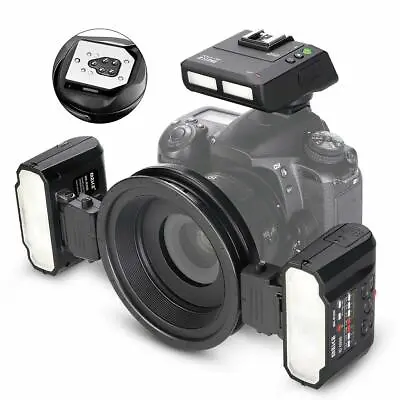 Meike MK-MT24C Macro Twin Lite Flash Light TTL For Canon EOS 6/7/60/70D DSLR • $339.99