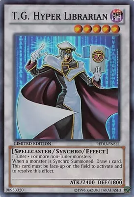 Yu-Gi-Oh! TCG T.G. Hyper Librarian Return Of The Duelist Special Edition... • $3