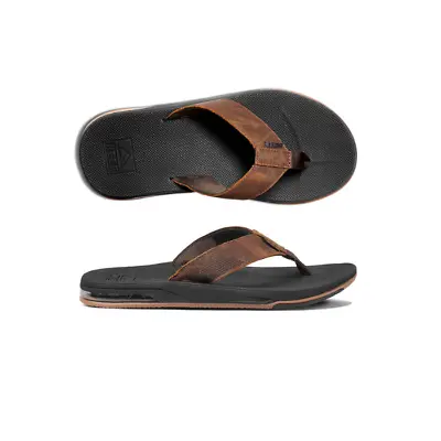 Reef Leather Fanning Low Dark Brown • $89.99