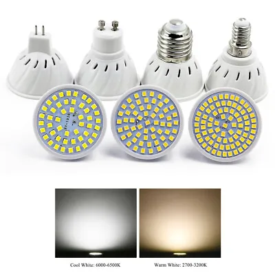 10PCS E14 GU10 MR16 E27 LED Bulb 5W 8W 10W Downlight Lamp 220V 2835 Spotlight • $13.73