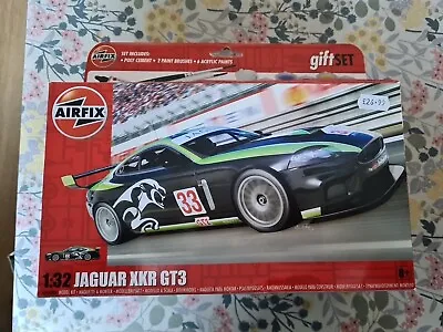 Airfix Jaguar XKR GT3 Racing Car Model Kit A55306A Scale 1:32 Starter Set Age 8+ • £10