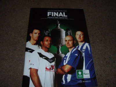 £2.99 • Buy 2011 Fa Vase Final Programme Coalville Town V Whitley Bay @ Wembley 8th May