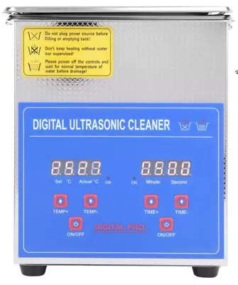 1.3L Digital Ultrasonic Cleaner Sonic Heat Bath Timer Jewellery Cleaning Tool • $139.99