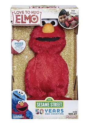 Sesame Street Love To Hug Elmo Talking Singing Hugging 14  Plush Toy For Kids • $34.99